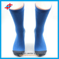 blue thick sport socks compression mens sock custom logo